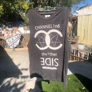 UNIF Channel 1n6 the other side that’s the spirit punk goth Muscle Tee
